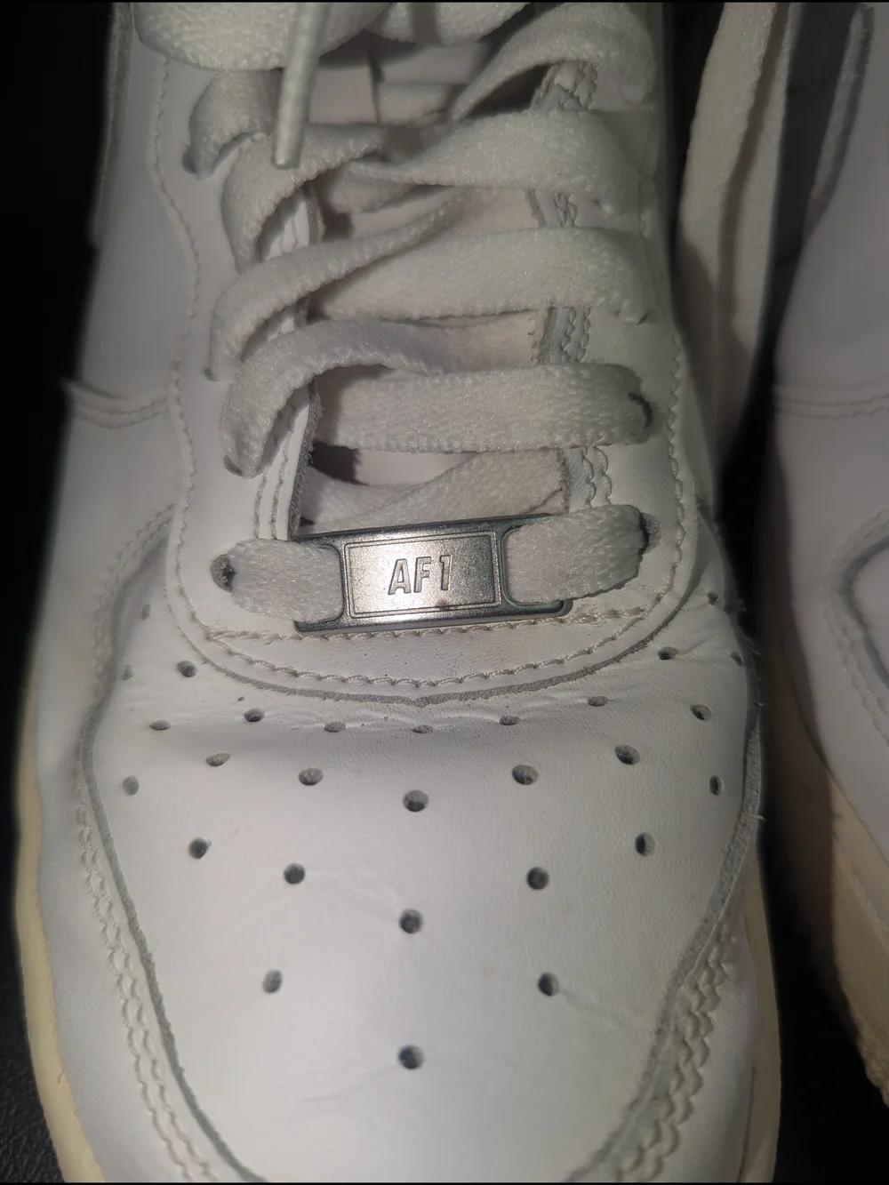 Nike White High-Top Sneakers with Cream Outsole - Picture 3 of 10